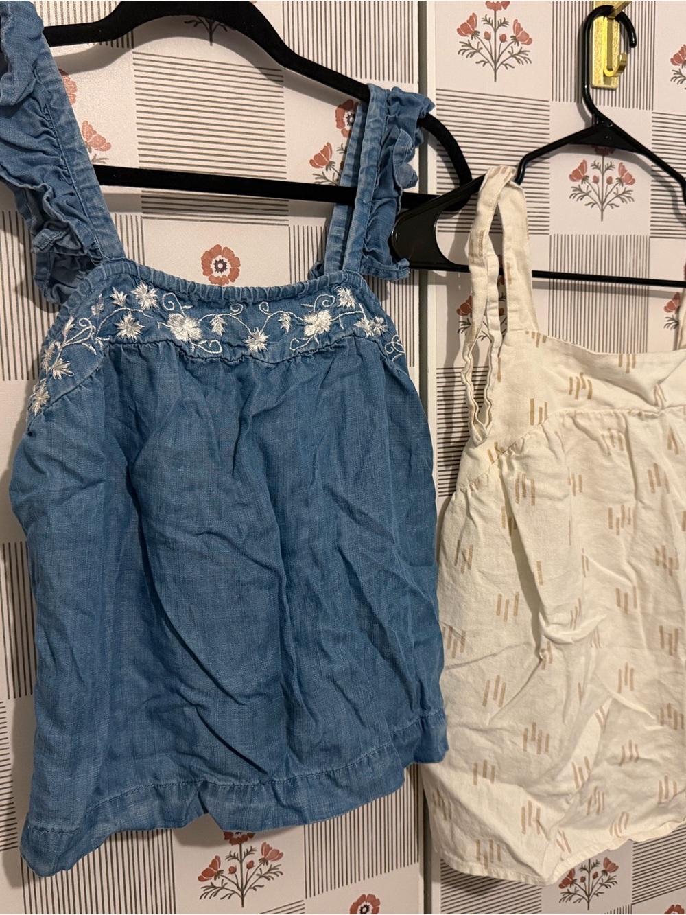 Size small 2 pc top lot - baby doll tanks